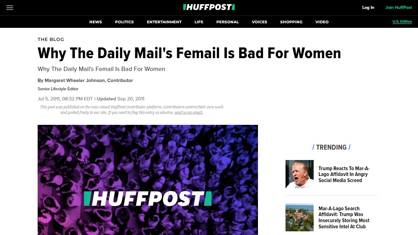 Why The Daily Mail's Femail Is Bad For Women - HuffPost