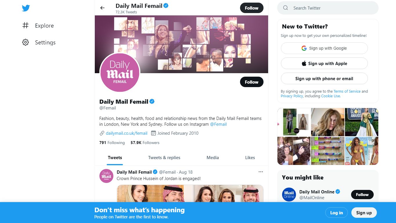 Daily Mail Femail (@Femail) / Twitter